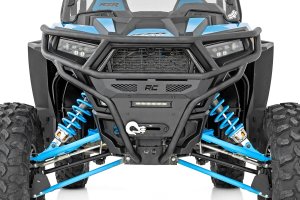 Polaris RZR XP 1000 Trails & Rocks Tubular Bumper - Front - Rough Country - Black Series LED | 6